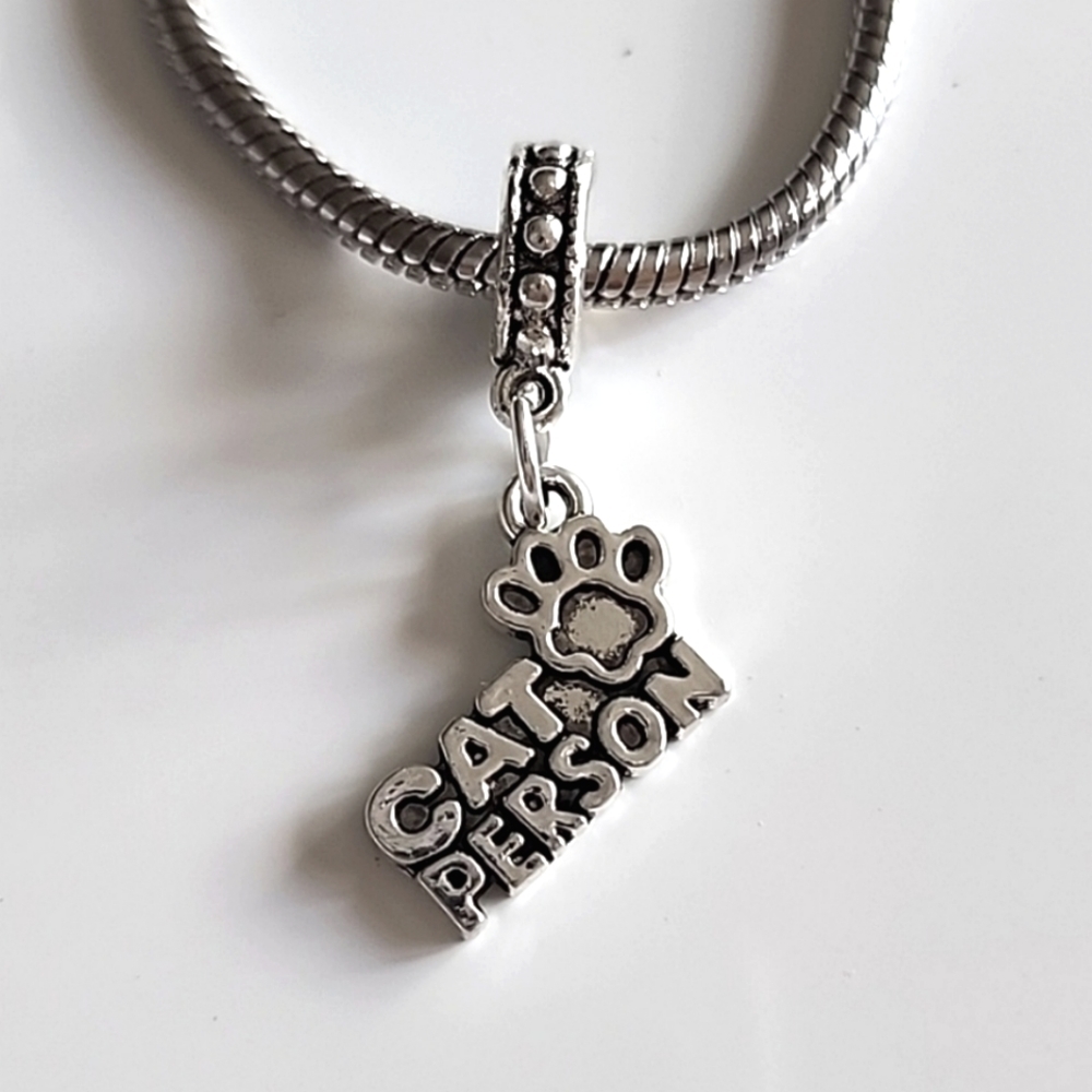CAT Person Charm Will FIT Pandora and other European Systems